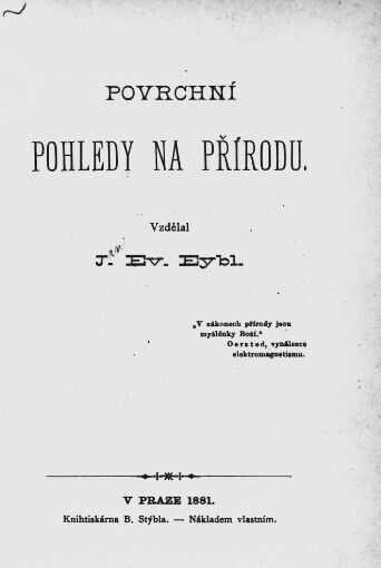 Povrchní pohledy na přírodu