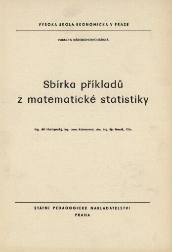 Sbírka příkladů z matematické statistiky