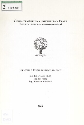 Cvičení z lesnické mechanizace