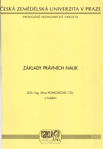 Základy právních nauk