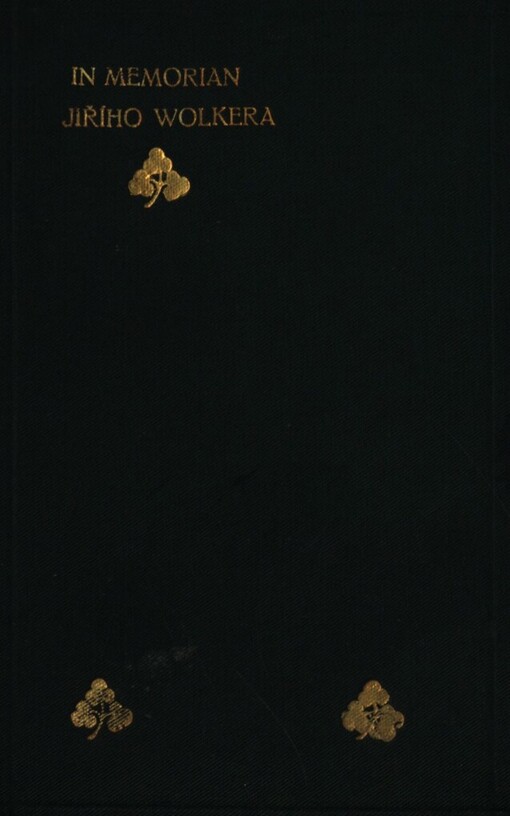 In memoriam Jiřího Wolkera