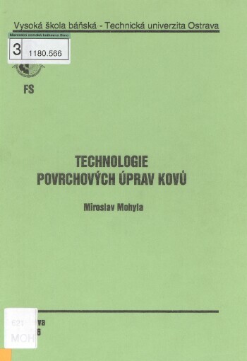 Technologie povrchových úprav kovů