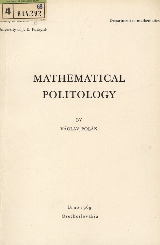 Mathematical politology
