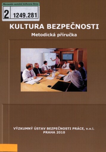 Kultura bezpečnosti: metodická příručka