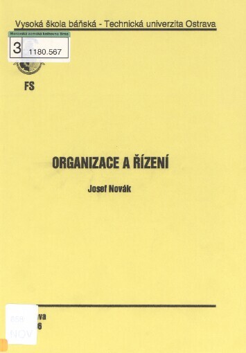 Organizace a řízení