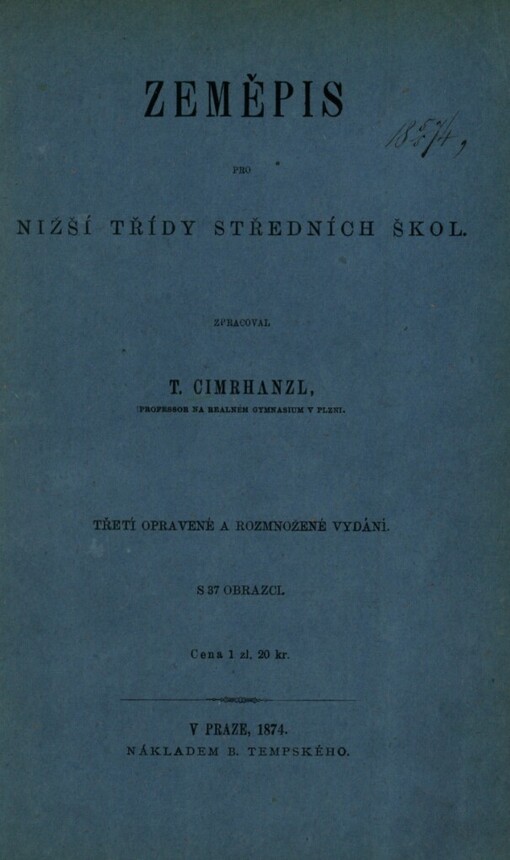 Zeměpis pro nižší třídy středních škol