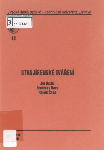 Strojírenské tváření