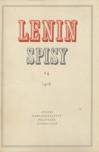 Spisy.Sv. 14., Svazek 14, 1908