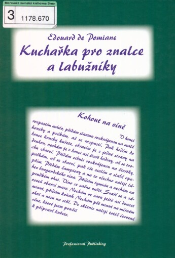 Kuchařka pro znalce a labužníky