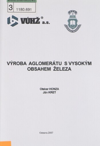 Výroba aglomerátu s vysokým obsahem železa