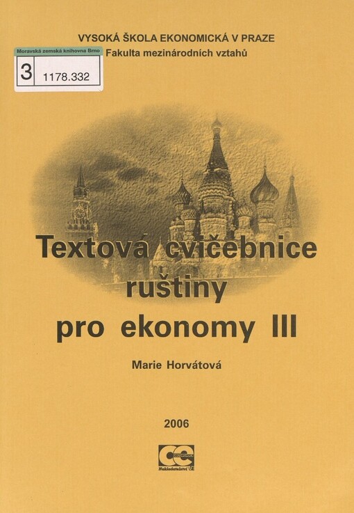Textová cvičebnice ruštiny pro ekonomy III