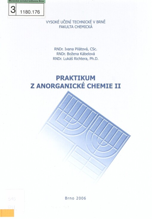 Praktikum z anorganické chemie II