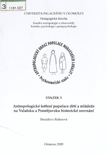 Antropologický obraz populace moravských lokalit: psychosomatické studie