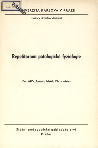 Repetitorium patologické fyziologie