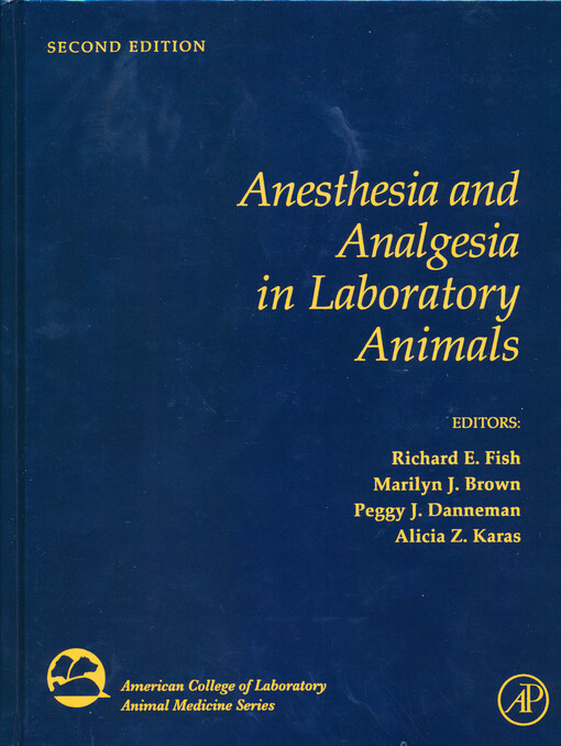 Anesthesia and analgesia in laboratory animals