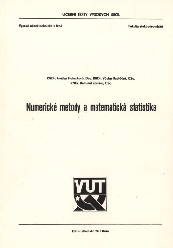 Numerické metody a matematická statistika