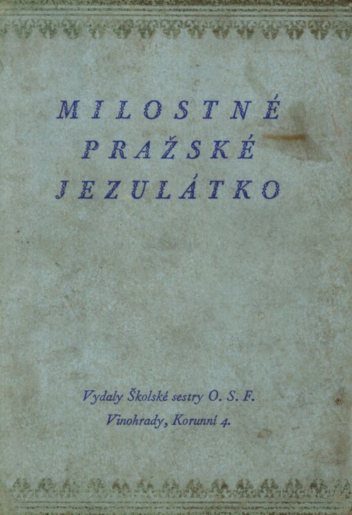 Milostné pražské Jezulátko