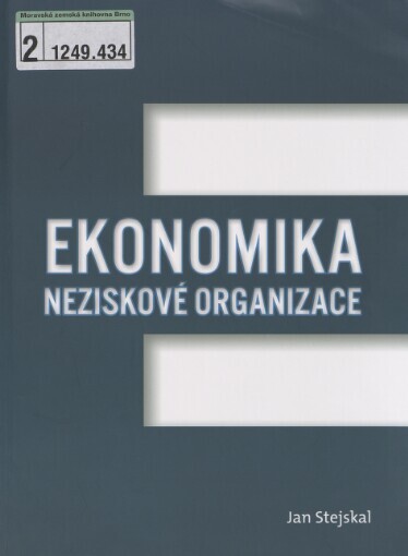 Ekonomika neziskové organizace