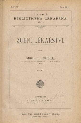 Zubní lékařství: příruční kniha