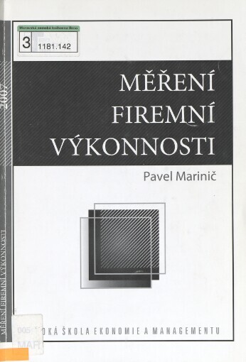 Měření firemní výkonnosti