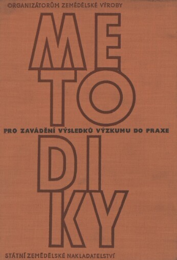 Metodiky pro zavádění výsledků výzkumu do praxe :sborník