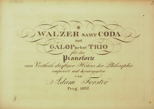 Walzer samt Coda: und Galop nebst Trio für das Pianoforte