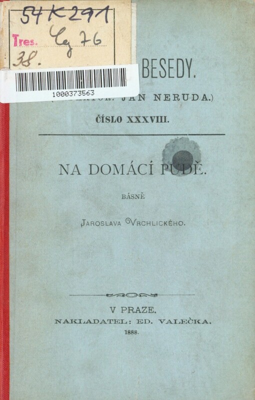 Na domácí půdě: básně Jaroslava Vrchlického