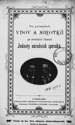 Ve prospěch vdov a sirotků po zesnulých členech Jednoty národních zpěváků