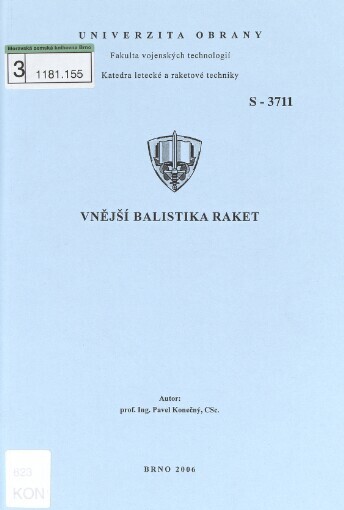 Vnější balistika raket