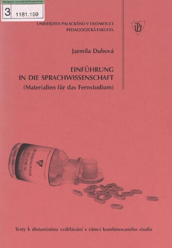 Einführung in die Sprachwissenschaft: (Materialien für das Fernstudium)