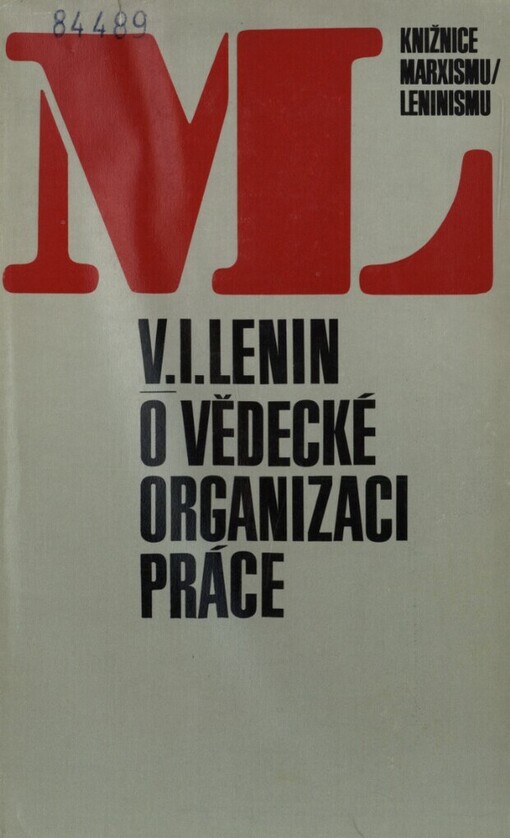 O vědecké organizaci práce :[Sborník
