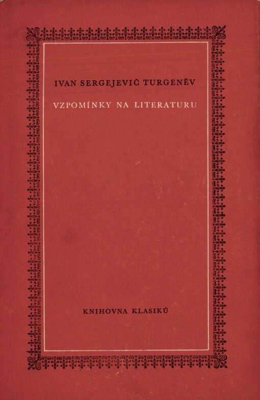 Vzpomínky na literaturu