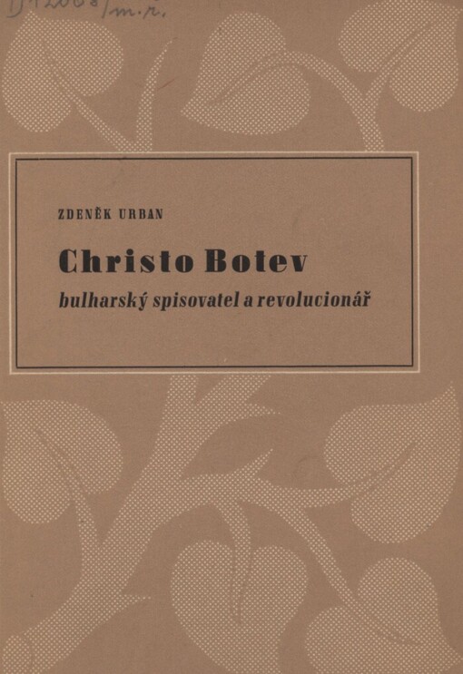 Christo Botev, bulharský spisovatel a revolucionář