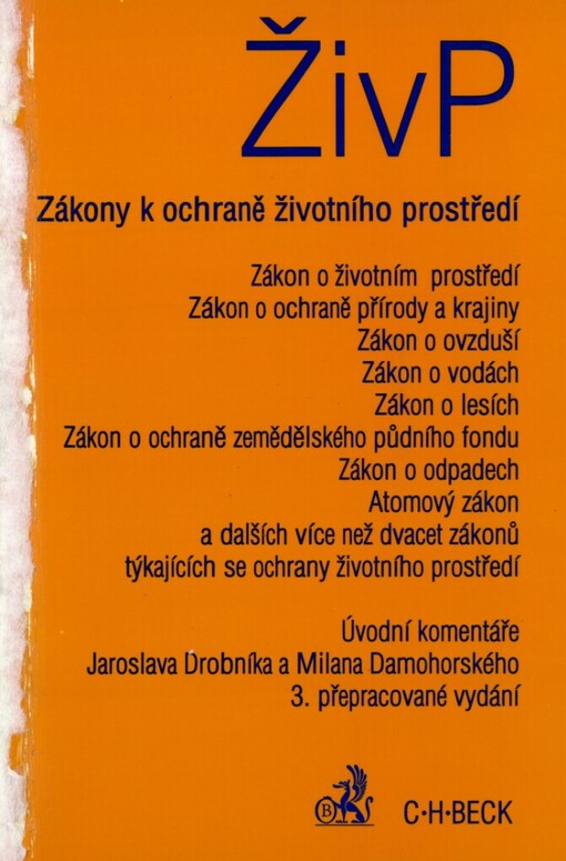 Zákony k ochraně životního prostředí a předpisy související