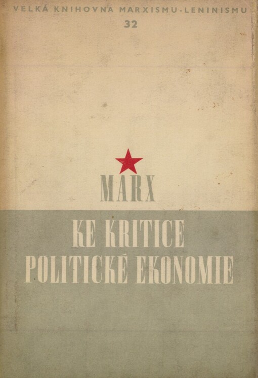 Ke kritice politické ekonomie