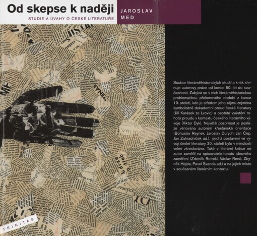 Od skepse k naději: studie a úvahy o české literatuře