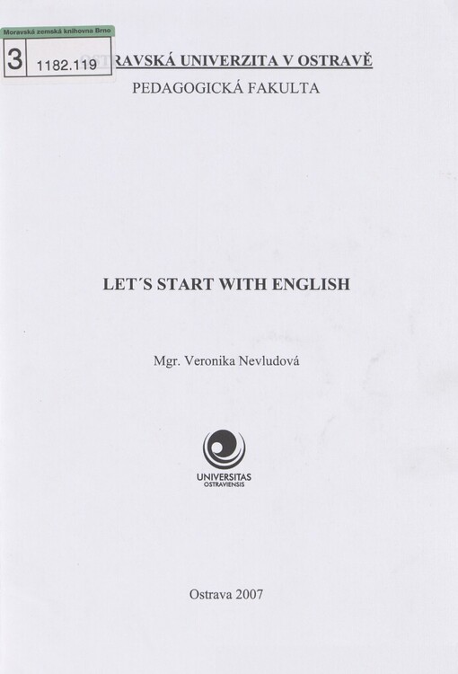 Let's start with English