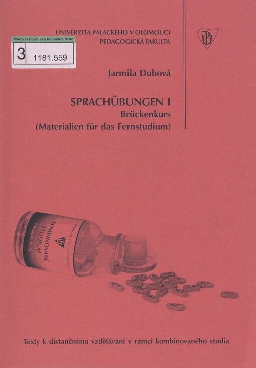 Sprachübungen I: Brückenkurs : (Materialien für das Fernstudium)