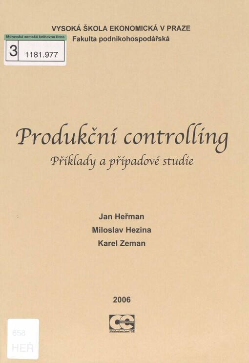 Produkční controlling: příklady a případové studie
