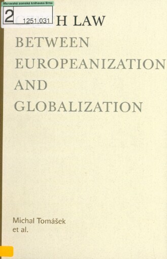 Czech law between europeanization and globalization