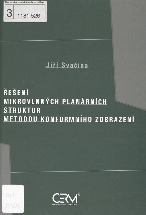 Řešení mikrovlnných planárních struktur metodou konformního zobrazení