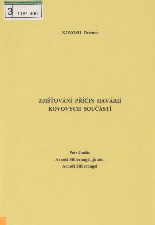 Zjišťování příčin havárií kovových součástí