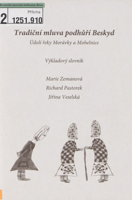 Tradiční mluva podhůří Beskyd: údolí řeky Morávky a Mohelnice : výkladový slovník