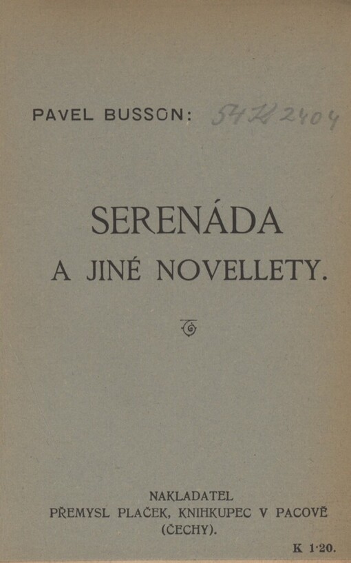 Serenáda a jiné novellety