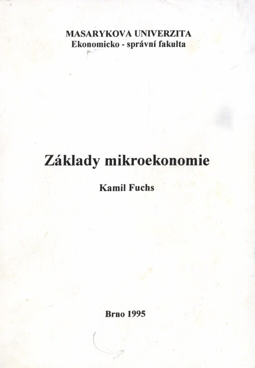 Základy mikroekonomie