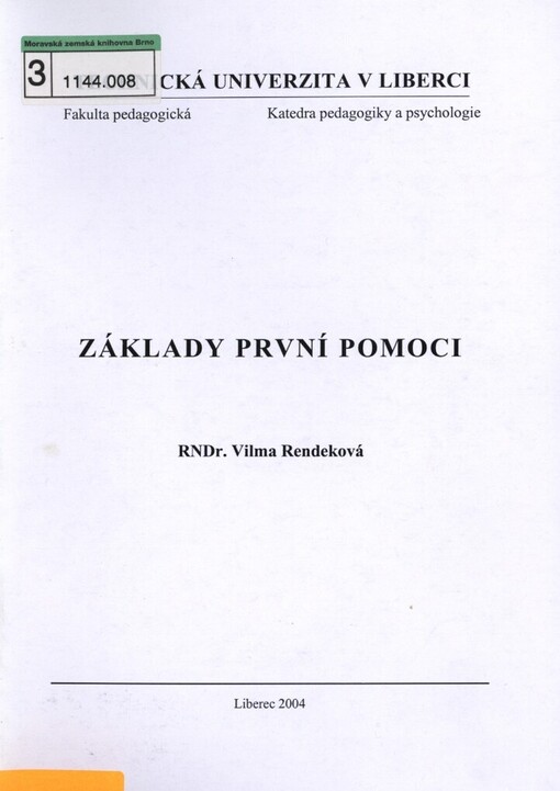 Základy první pomoci