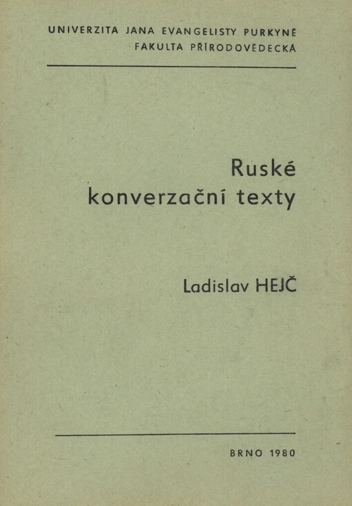 Ruské konverzační texty, 1. vyd.