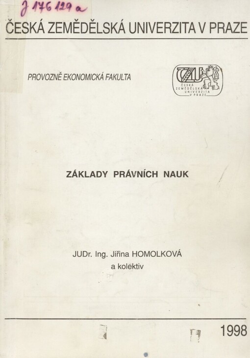 Základy právních nauk