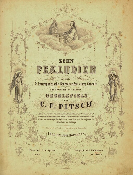 Zehn Praeludien :worunter 2 kontrapunktische Bearbeitungen eines Chorals : zur Förderung des höheren Orgelspiels