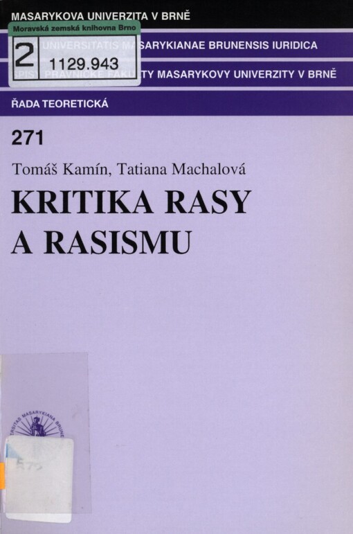Kritika rasy a rasismu